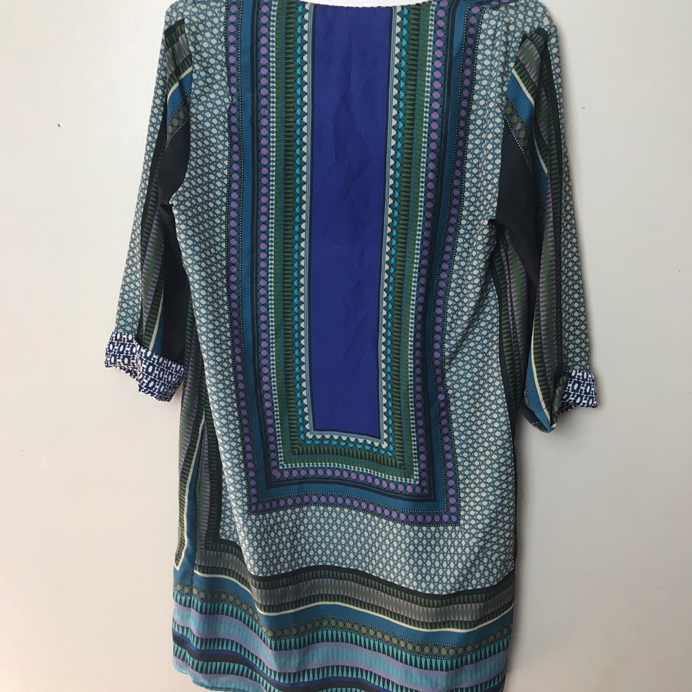 Zara Basic Printed Geometric Tunic Dress - image 5